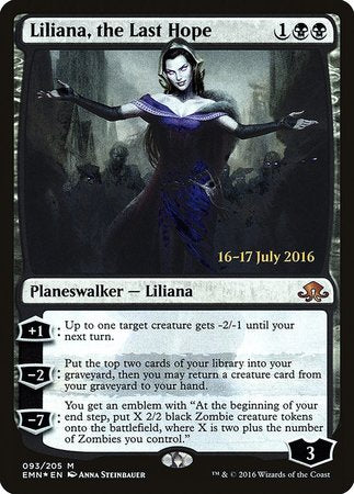 Liliana, the Last Hope [Eldritch Moon Promos] | Exor Games New Glasgow