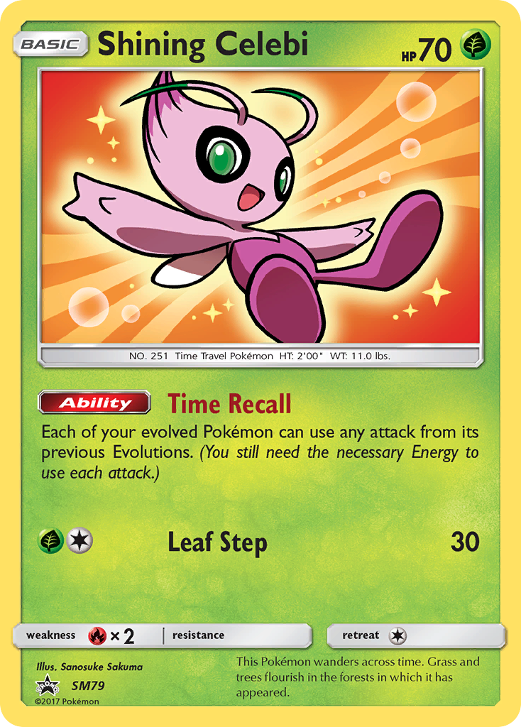 Shining Celebi (SM79) [Sun & Moon: Black Star Promos] | Exor Games New Glasgow