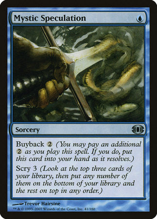 Mystic Speculation [Future Sight] | Exor Games New Glasgow