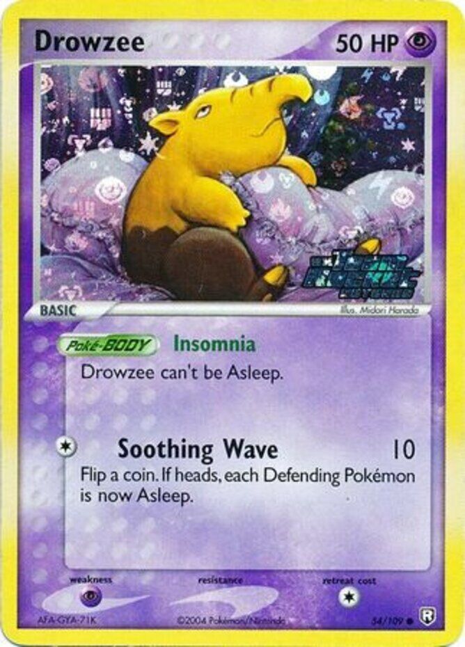 Drowzee (54/109) (Stamped) [EX: Team Rocket Returns] | Exor Games New Glasgow