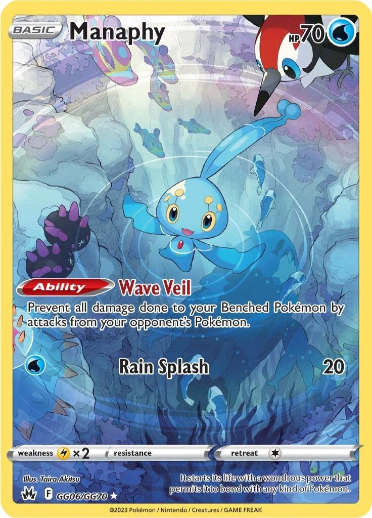 Manaphy (GG06/GG70) [Sword & Shield: Crown Zenith] | Exor Games New Glasgow