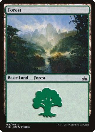 Forest [Rivals of Ixalan] | Exor Games New Glasgow