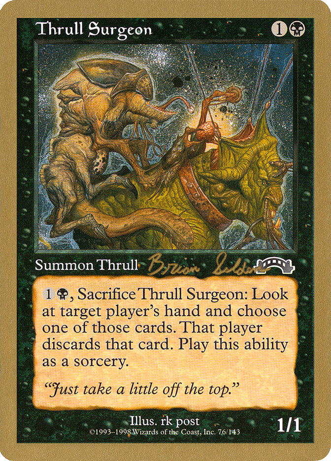 Thrull Surgeon (Brian Selden) [World Championship Decks 1998] | Exor Games New Glasgow