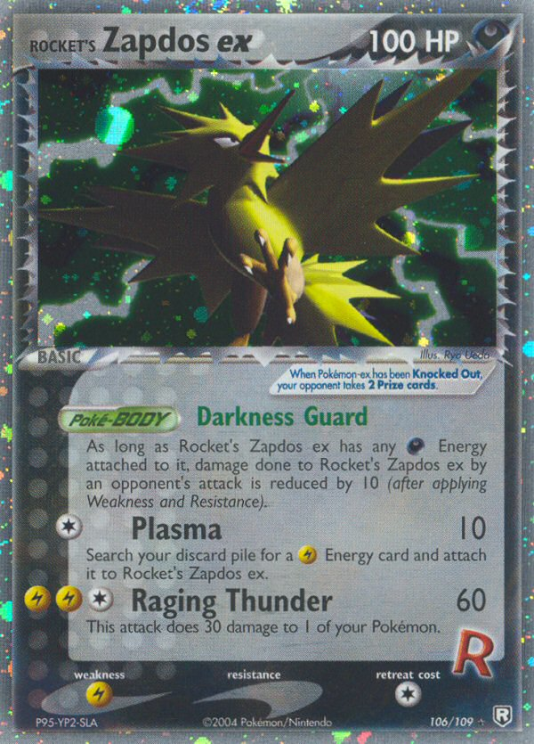 Rocket's Zapdos ex (106/109) [EX: Team Rocket Returns] | Exor Games New Glasgow