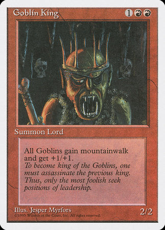Goblin King [Fourth Edition] | Exor Games New Glasgow
