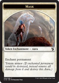 Mask // Horror Double-sided Token [Commander 2018 Tokens] | Exor Games New Glasgow