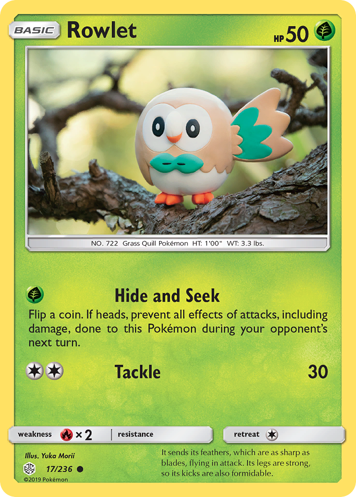 Rowlet (17/236) [Sun & Moon: Cosmic Eclipse] | Exor Games New Glasgow