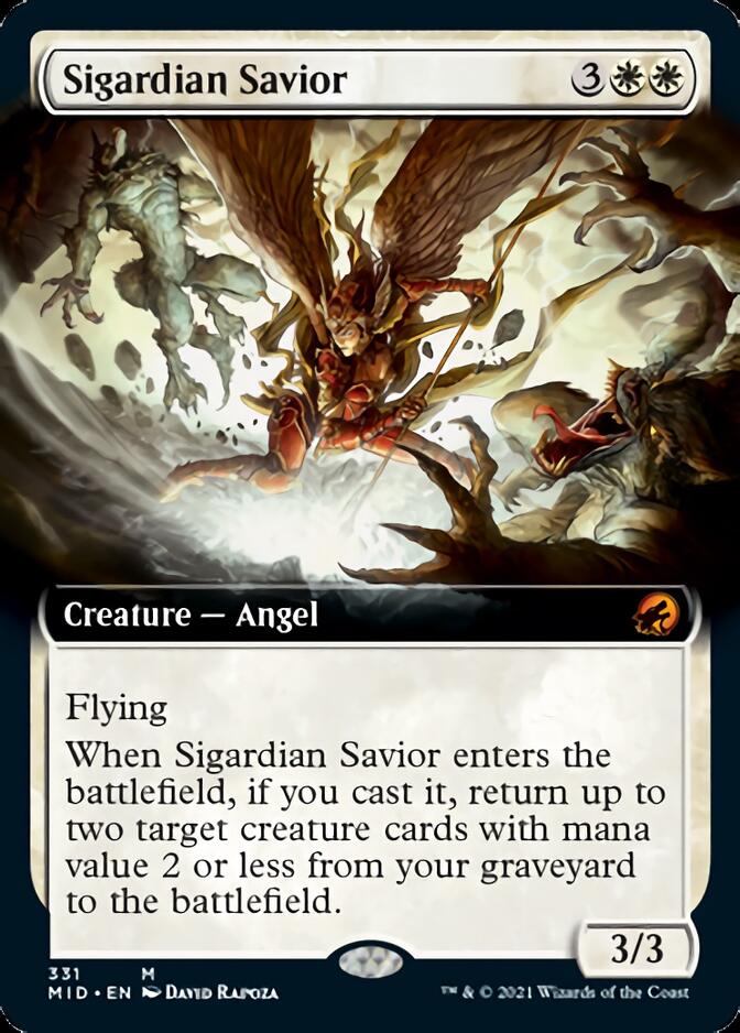 Sigardian Savior (Extended) [Innistrad: Midnight Hunt] | Exor Games New Glasgow