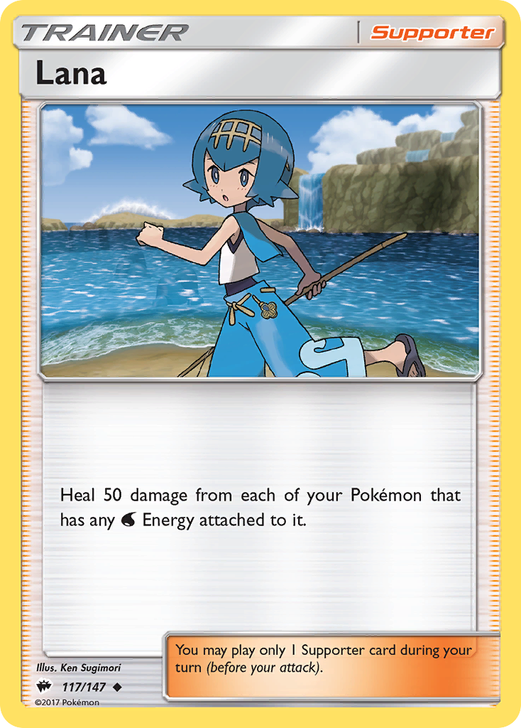 Lana (117/147) [Sun & Moon: Burning Shadows] | Exor Games New Glasgow