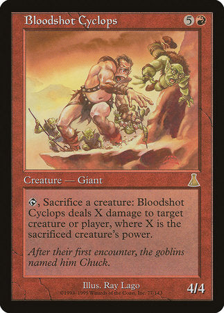 Bloodshot Cyclops [Urza's Destiny] | Exor Games New Glasgow