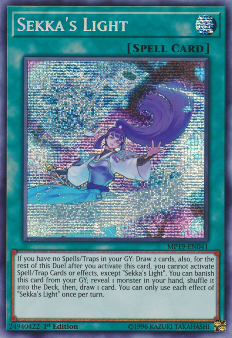 Sekka's Light [MP19-EN041] Prismatic Secret Rare | Exor Games New Glasgow