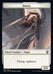 Kavu // Angel Double-sided Token [Dominaria United Commander Tokens] | Exor Games New Glasgow