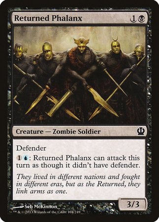 Returned Phalanx [Theros] | Exor Games New Glasgow