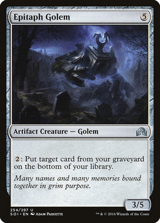 Epitaph Golem [Shadows over Innistrad] | Exor Games New Glasgow