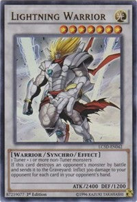 Lightning Warrior [LC5D-EN042] Ultra Rare | Exor Games New Glasgow