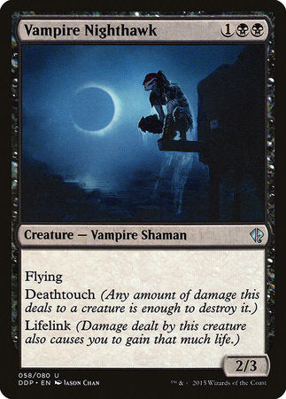 Vampire Nighthawk [Duel Decks: Zendikar vs. Eldrazi] | Exor Games New Glasgow