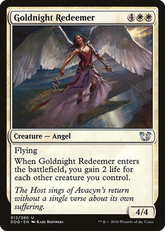 Goldnight Redeemer [Duel Decks: Blessed vs. Cursed] | Exor Games New Glasgow