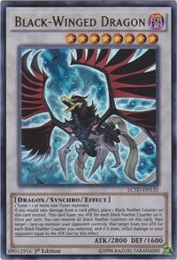 Black-Winged Dragon [LC5D-EN135] Ultra Rare | Exor Games New Glasgow