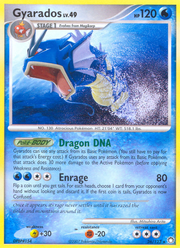 Gyarados (26/123) [Diamond & Pearl: Mysterious Treasures] | Exor Games New Glasgow