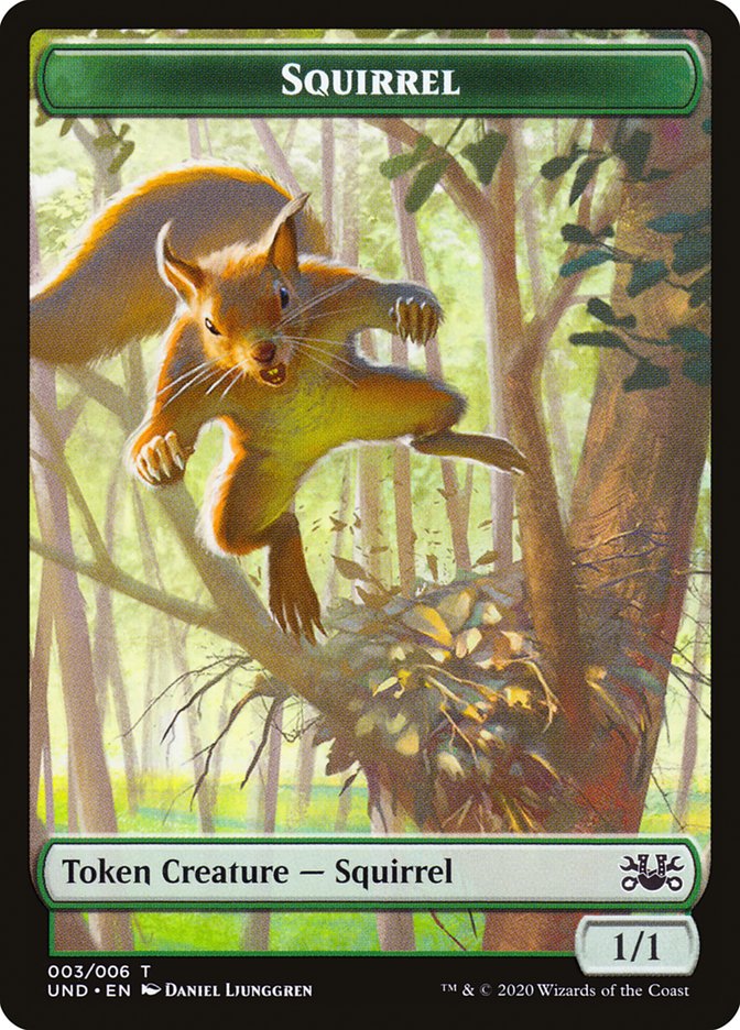 Beeble // Squirrel Double-sided Token [Unsanctioned Tokens] | Exor Games New Glasgow