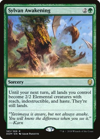 Sylvan Awakening [Dominaria] | Exor Games New Glasgow