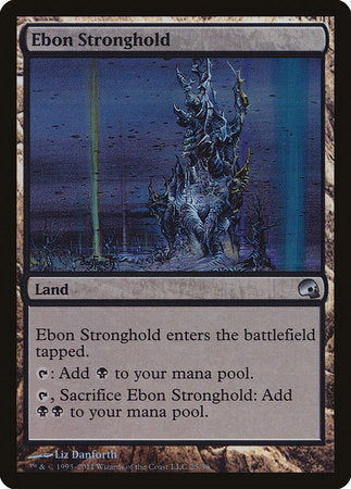 Ebon Stronghold [Premium Deck Series: Graveborn] | Exor Games New Glasgow