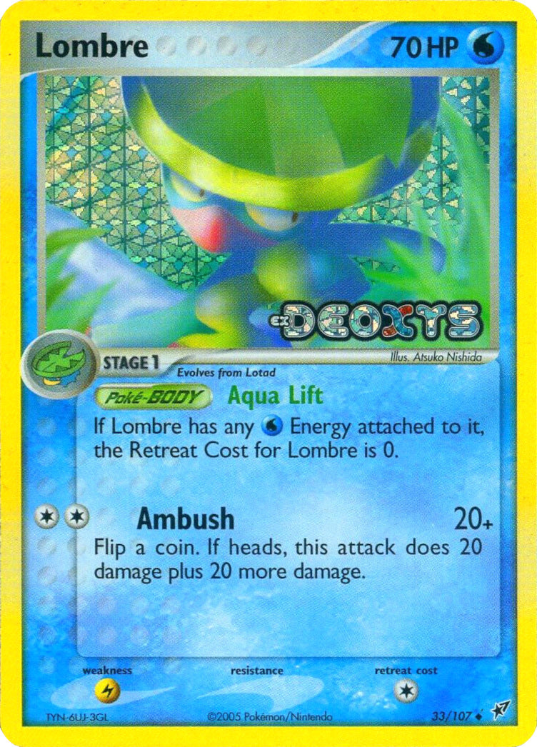 Lombre (33/107) (Stamped) [EX: Deoxys] | Exor Games New Glasgow