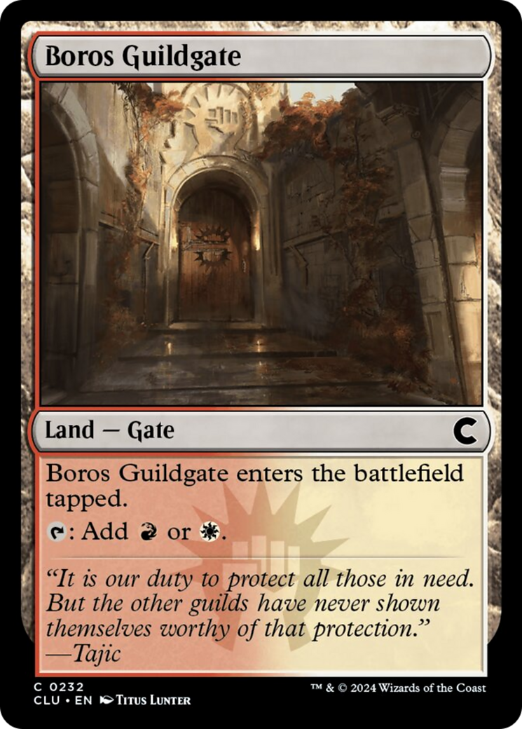 Boros Guildgate [Ravnica: Clue Edition] | Exor Games New Glasgow