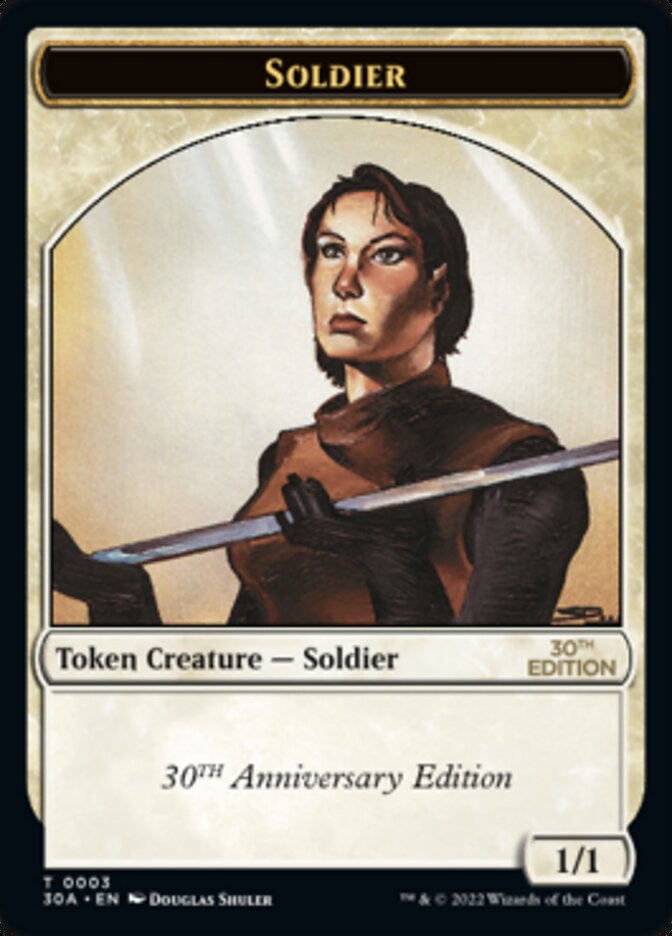 Soldier Token [30th Anniversary Tokens] | Exor Games New Glasgow