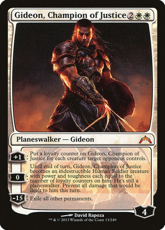 Gideon, Champion of Justice [Gatecrash] | Exor Games New Glasgow