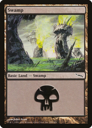 Swamp (298) [Mirrodin] | Exor Games New Glasgow
