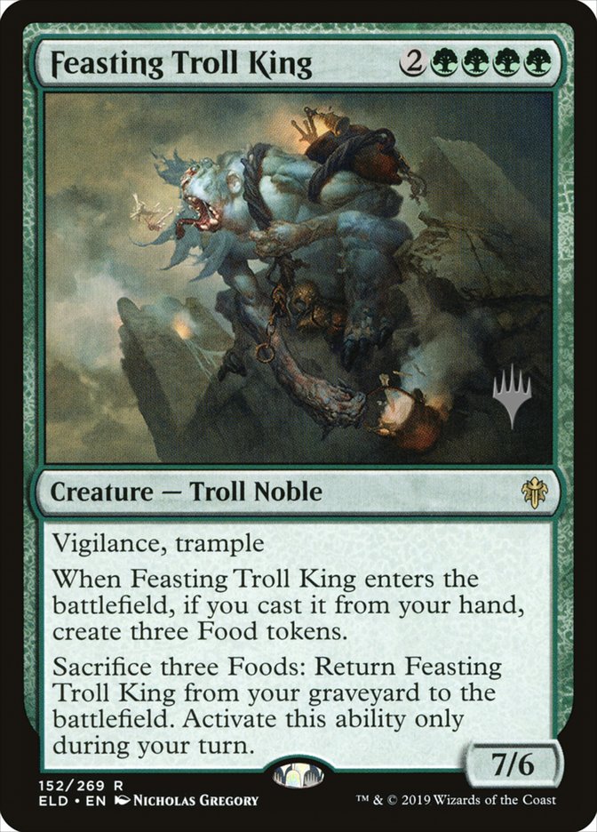 Feasting Troll King (Promo Pack) [Throne of Eldraine Promos] | Exor Games New Glasgow