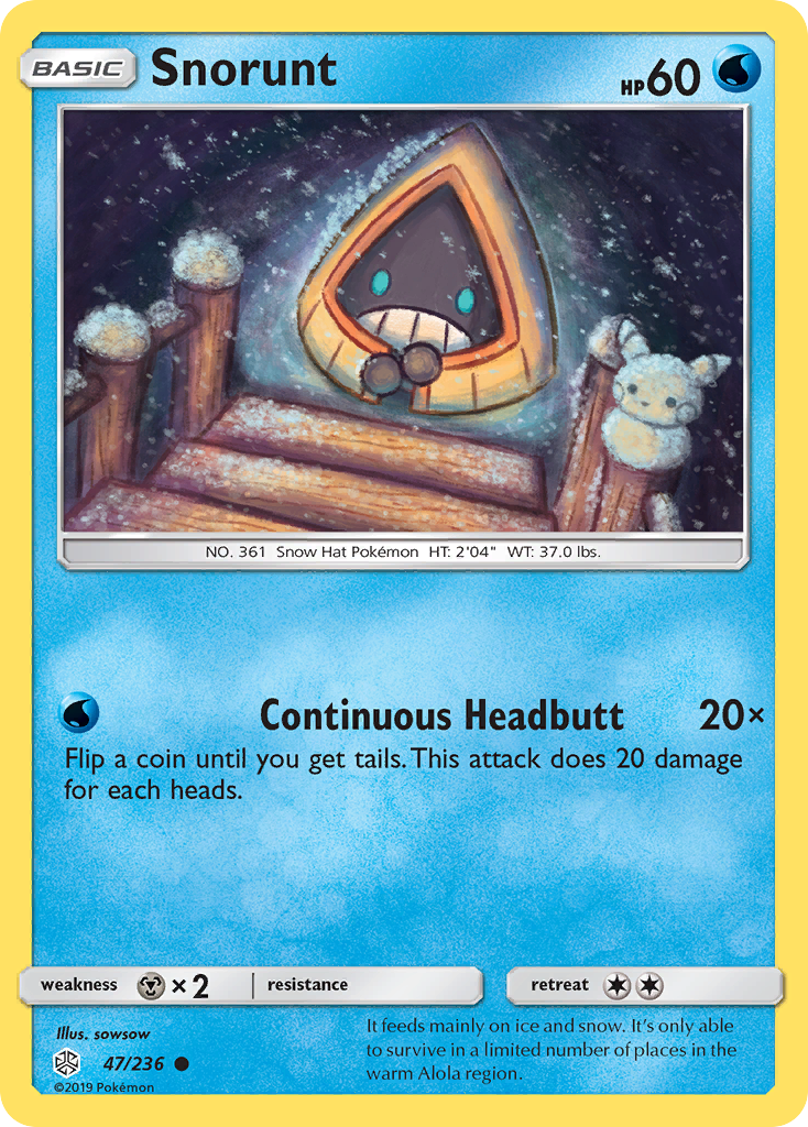 Snorunt (47/236) [Sun & Moon: Cosmic Eclipse] | Exor Games New Glasgow