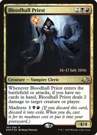 Bloodhall Priest [Eldritch Moon Promos] | Exor Games New Glasgow