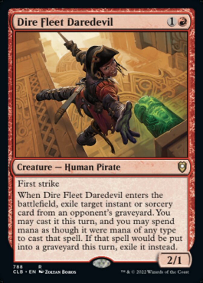 Dire Fleet Daredevil [Commander Legends: Battle for Baldur's Gate] | Exor Games New Glasgow