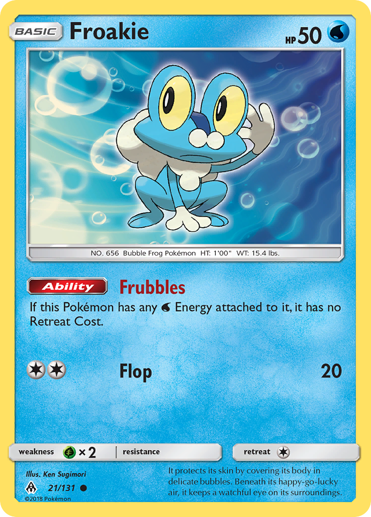 Froakie (21/131) [Sun & Moon: Forbidden Light] | Exor Games New Glasgow