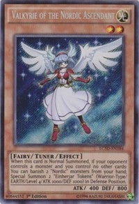 Valkyrie of the Nordic Ascendant [LC5D-EN184] Secret Rare | Exor Games New Glasgow