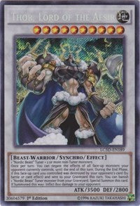 Thor, Lord of the Aesir [LC5D-EN189] Secret Rare | Exor Games New Glasgow