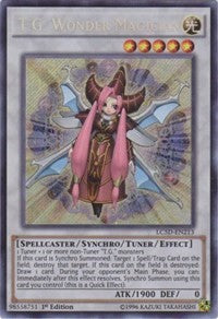 T.G. Wonder Magician [LC5D-EN213] Secret Rare | Exor Games New Glasgow