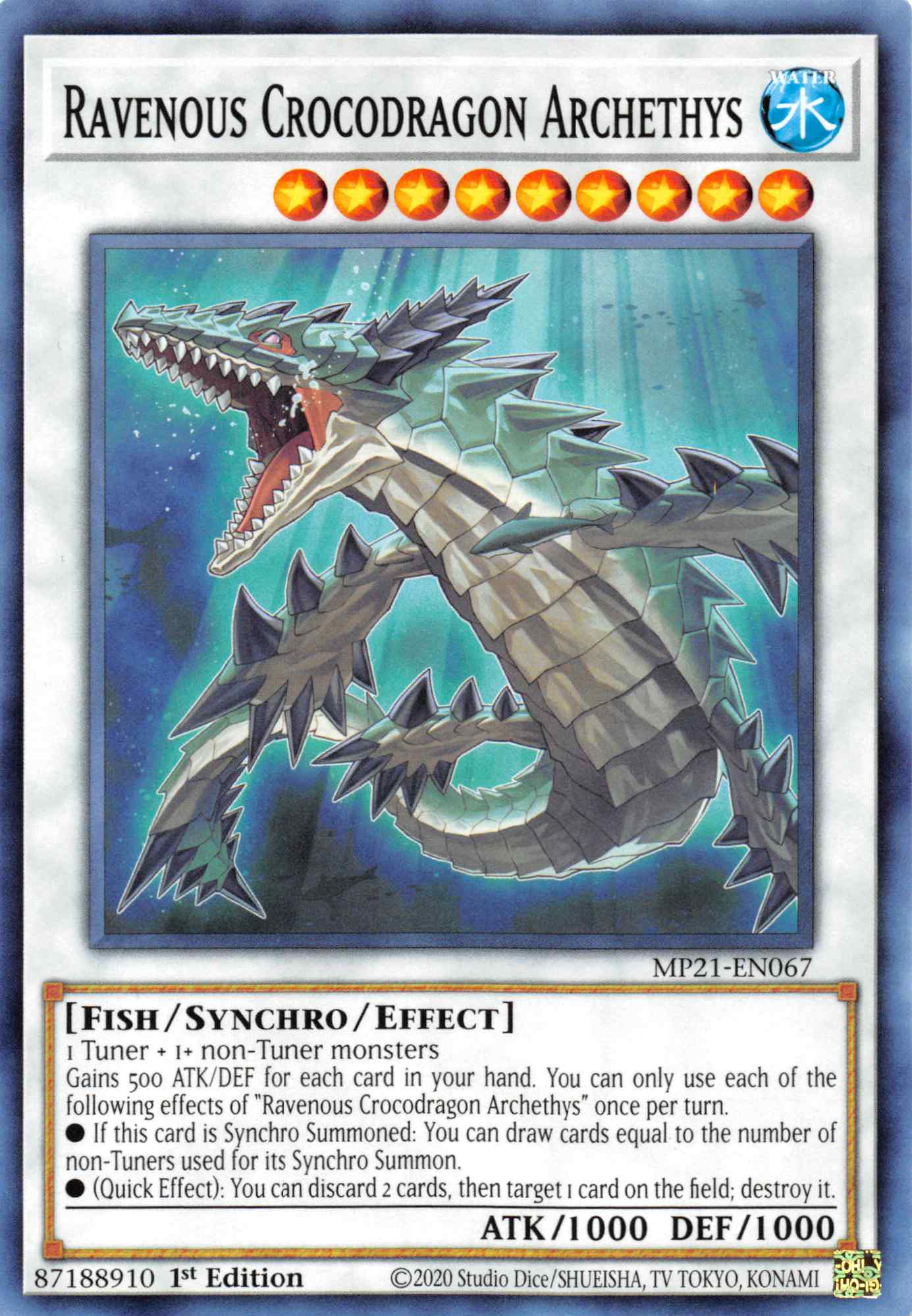 Ravenous Crocodragon Archethys [MP21-EN067] Common | Exor Games New Glasgow