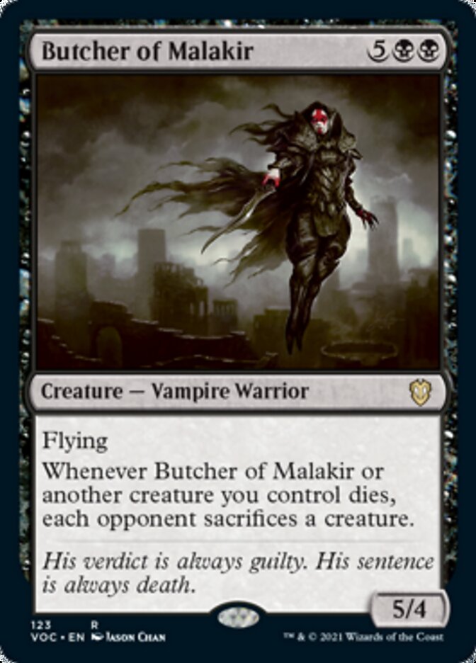 Butcher of Malakir [Innistrad: Crimson Vow Commander] | Exor Games New Glasgow