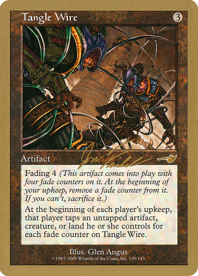 Tangle Wire (Jon Finkel) [World Championship Decks 2000] | Exor Games New Glasgow