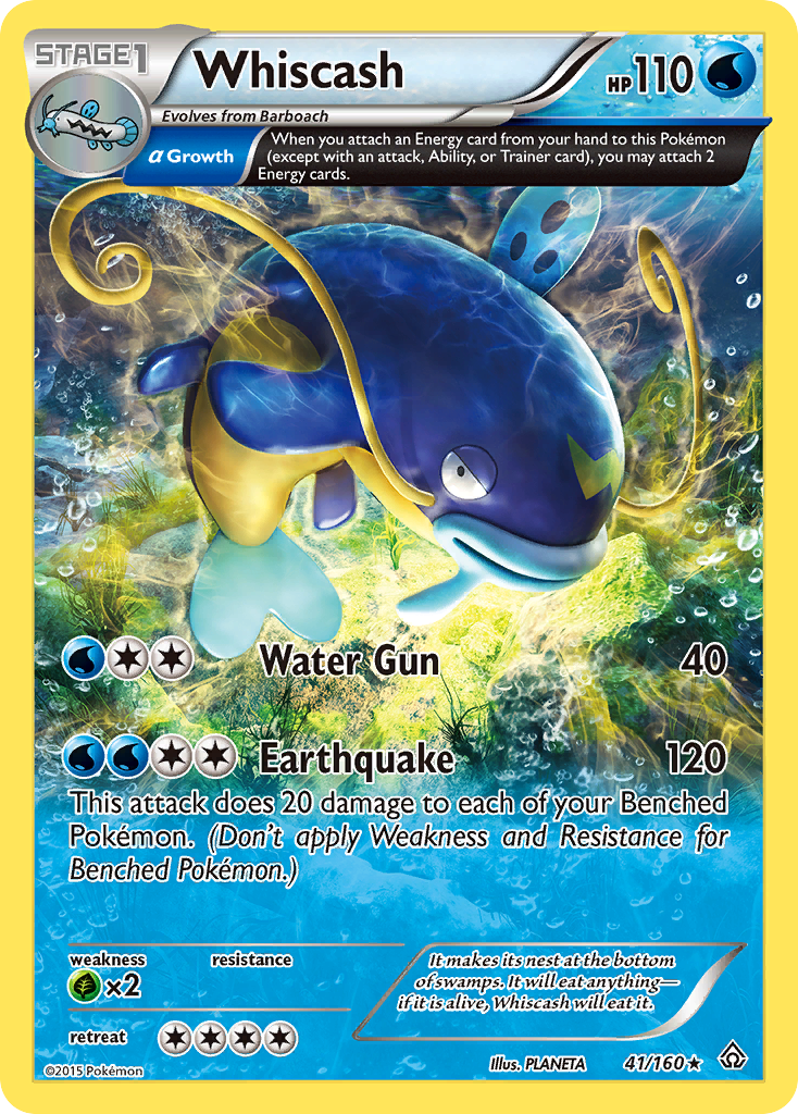 Whiscash (41/160) [XY: Primal Clash] | Exor Games New Glasgow