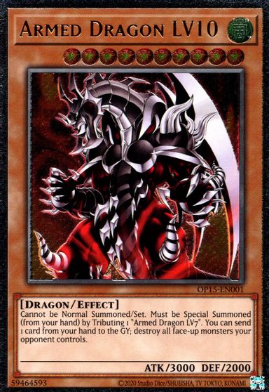 Armed Dragon LV10 [OP15-EN001] Ultimate Rare | Exor Games New Glasgow