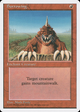 Burrowing [Fourth Edition] | Exor Games New Glasgow