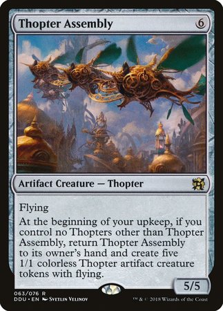 Thopter Assembly [Duel Decks: Elves vs. Inventors] | Exor Games New Glasgow