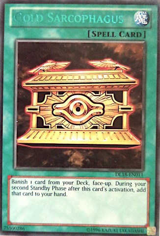 Gold Sarcophagus (Green) [DL18-EN011] Rare | Exor Games New Glasgow