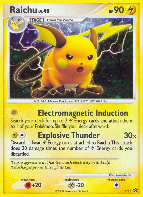 Raichu (DP21) [Diamond & Pearl: Black Star Promos] | Exor Games New Glasgow