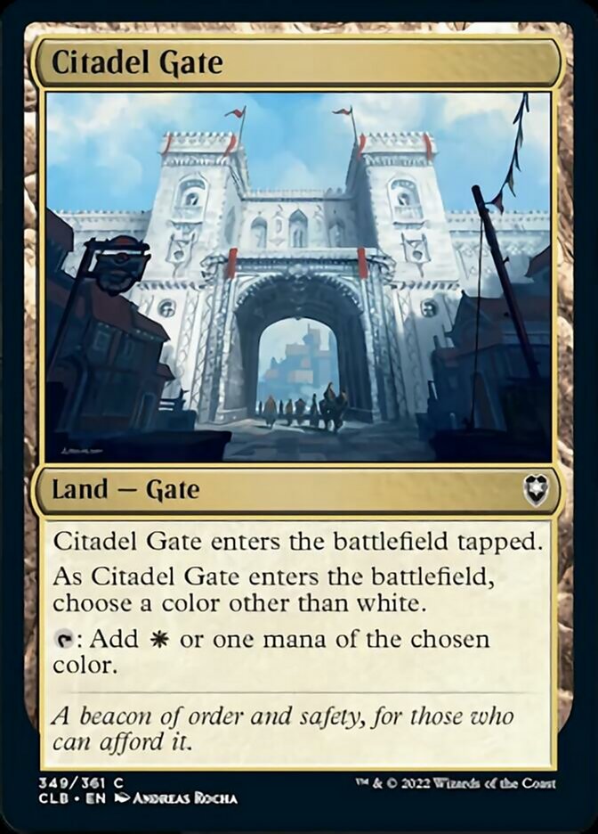 Citadel Gate [Commander Legends: Battle for Baldur's Gate] | Exor Games New Glasgow