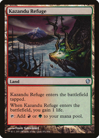 Kazandu Refuge [Commander 2013] | Exor Games New Glasgow